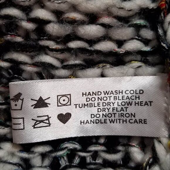 Sage & Flower Clothing Open Front Knit Cardigan with Fringe size L/XL - Picture 4 of 10